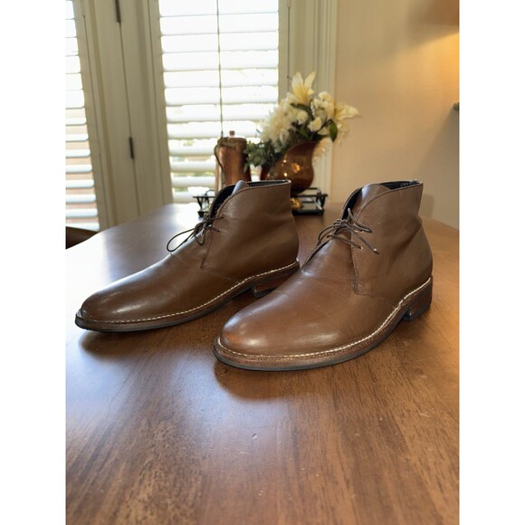 Thursday Boot Co. Scout Brown Leather Chukka Boots Men’s 10 Handmade Mexico - Picture 4 of 13